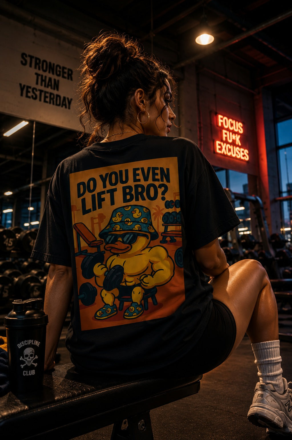 Gym Bro Oversized Tee (Unisex)