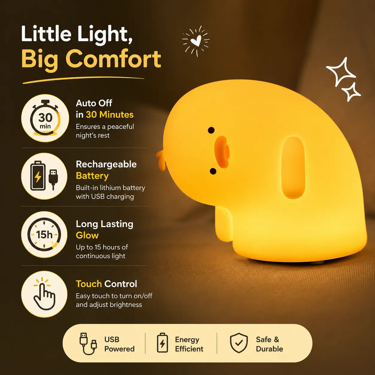 Curious Duck - Night Lamp