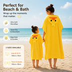 Hooded Duck Towel Poncho