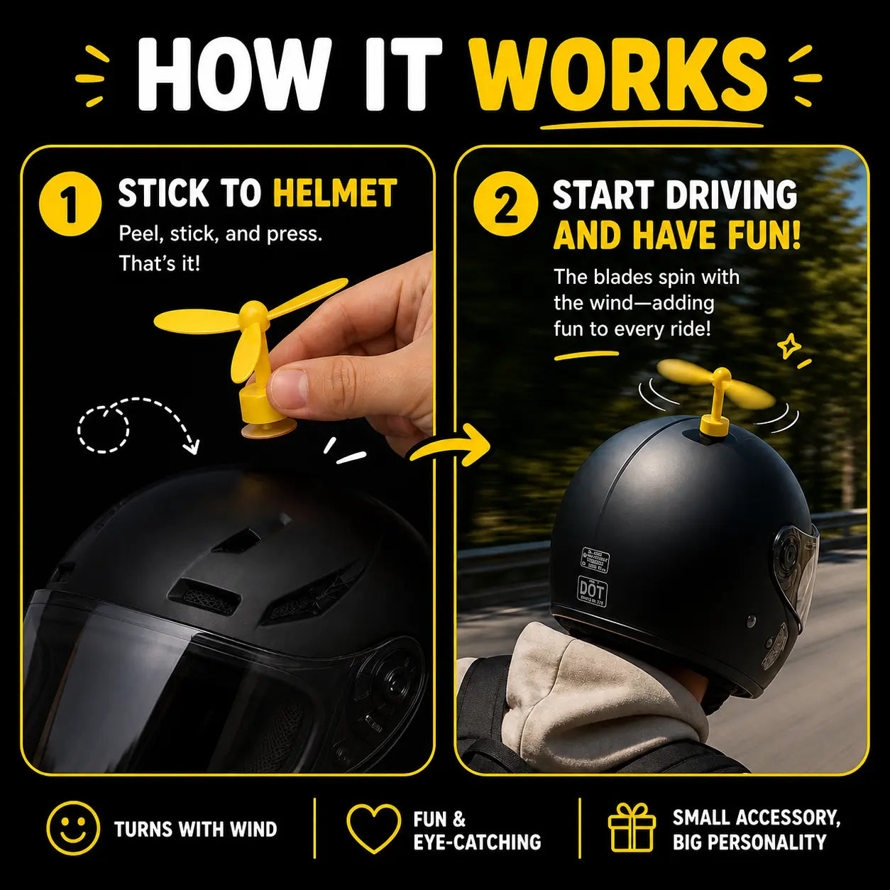 Helmet Propeller (match your duckling)