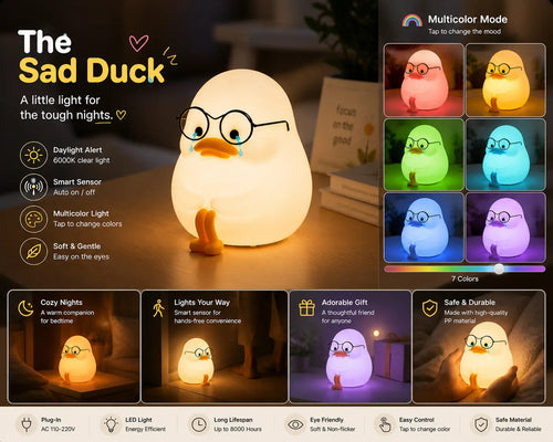 Sad Duck - Night Lamp